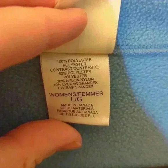 The North Face light weight pull over jacket, blue, large - Picture 4 of 5